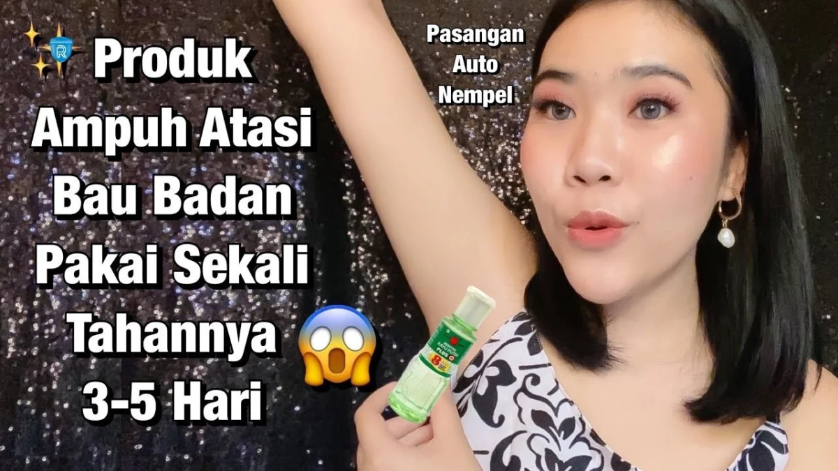 menghilangkan bau badan dengan minyak kayu putih