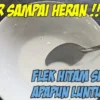 menghilangkan flek hitam tebal