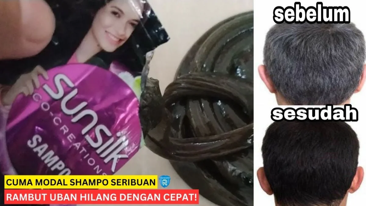 menghitamkan rambut beruban dengan cepat