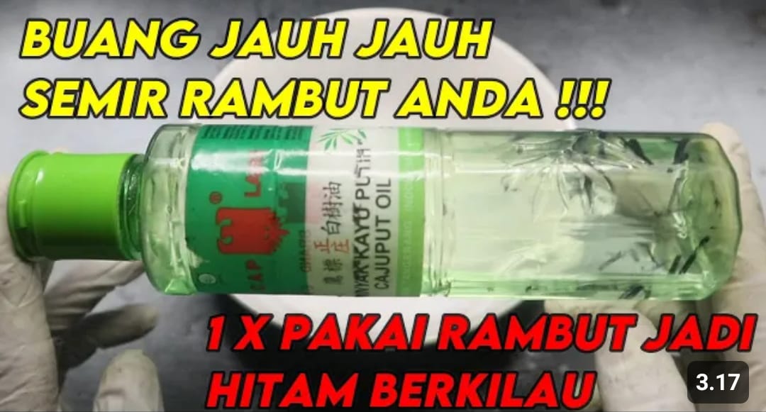 cara pakai minyak kayu putih