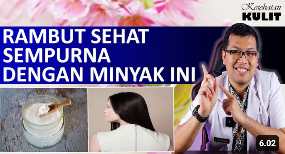 minyak kelapa untuk rambut