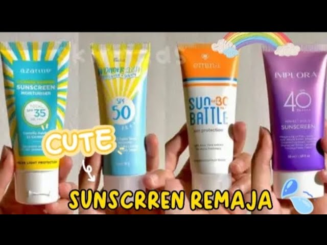 sunscreen untuk remaja