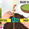 teh hijau untuk rambut uban