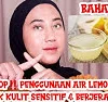 tips aman menggunakan lemon untuk wajah