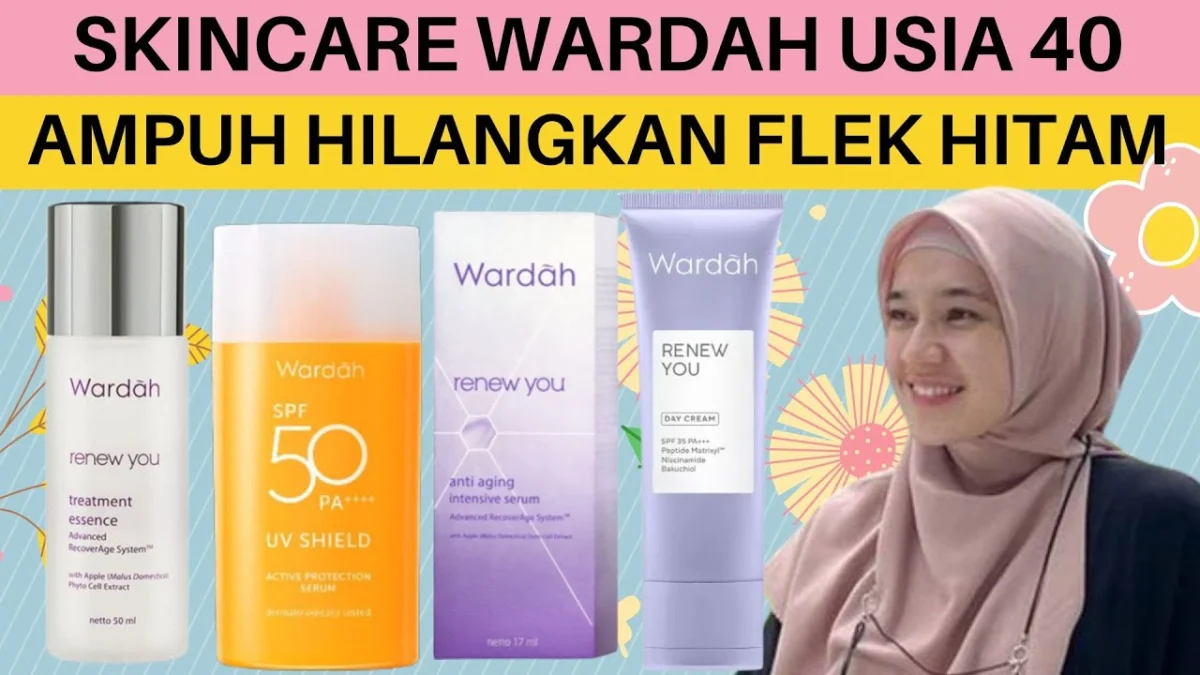 wardah penghilang flek hitam usia 40 tahun