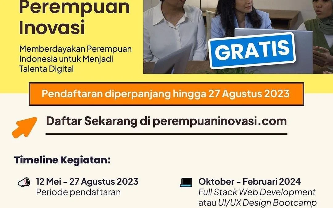 Beasiswa Khusus Perempuan Inovasi 2023