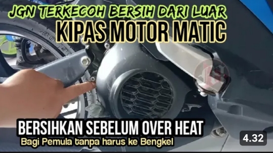 Cara Kerja Pendingin Mesin Motor Matic