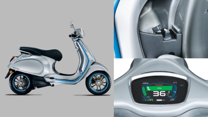 Fitur Vespa Matic Elettrica Terbaru