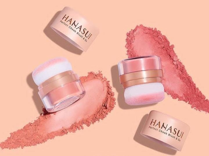 Hanasui Perfect Check Blush and Go Powder