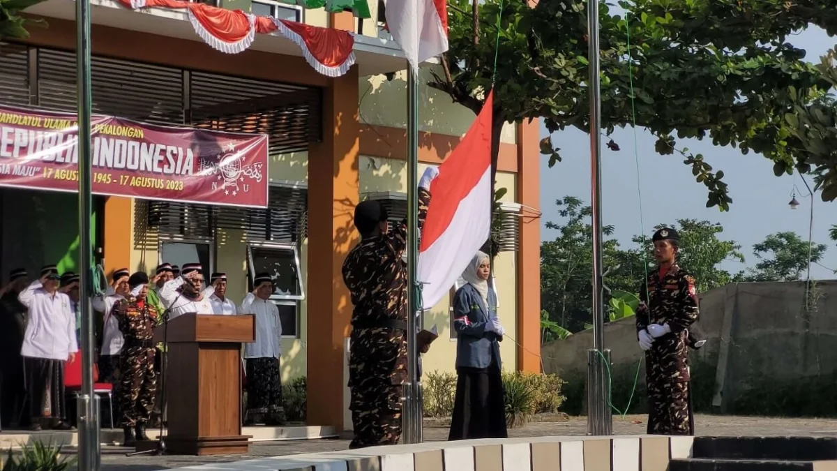 PCNU Kota Pekalongan menggelar Upacara HUT ke-78 Kemerdekaan RI