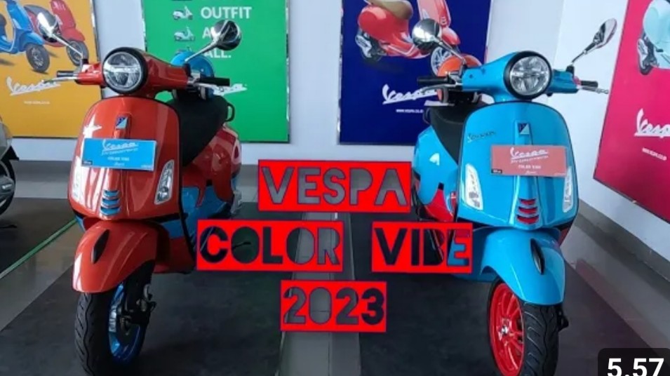 Spesifikasi Vespa Primavera Color Vibe, Skuter Matic Mesin Tangguh 150 ...