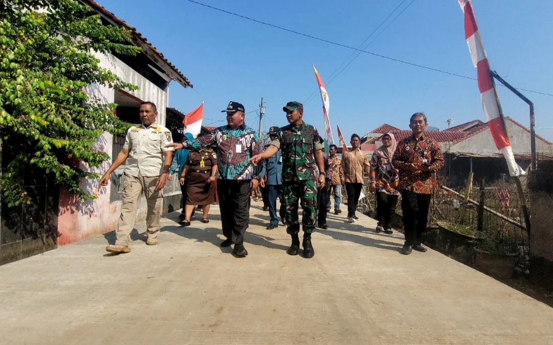 TMMD selesai bangun jalan beton