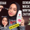 cara menghilangkan flek hitam dengan air mawar dan minyak zaitun