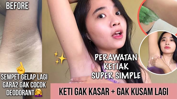 cara mudah mencerahkan ketiak secara alami