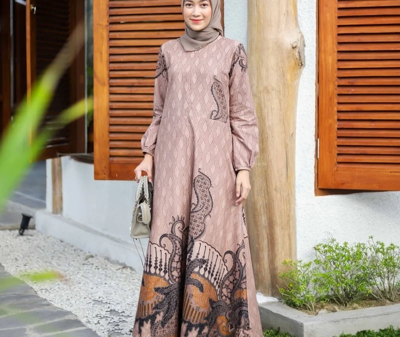 Gamis Batik Kekinian