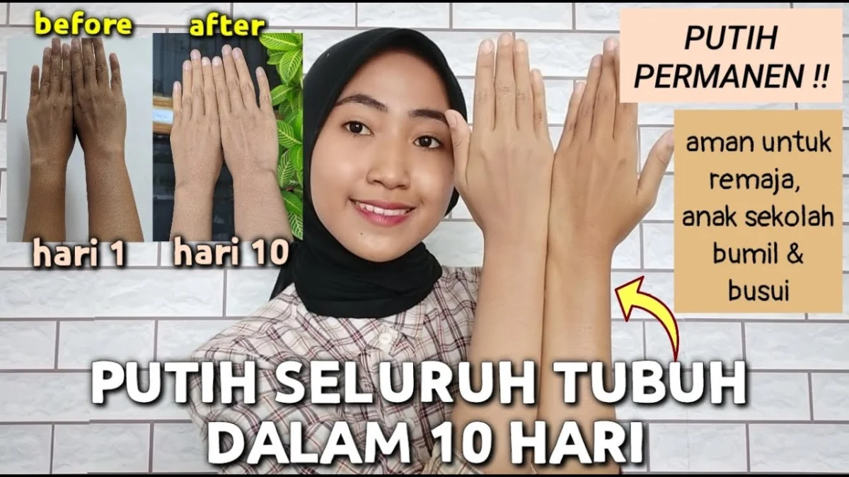 lulur pemutih badan alami dan permanen