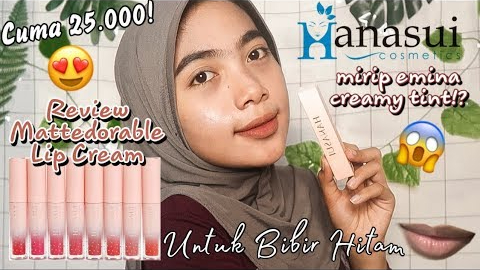 rekomendasi lipstik hanasui untuk bibir hitam