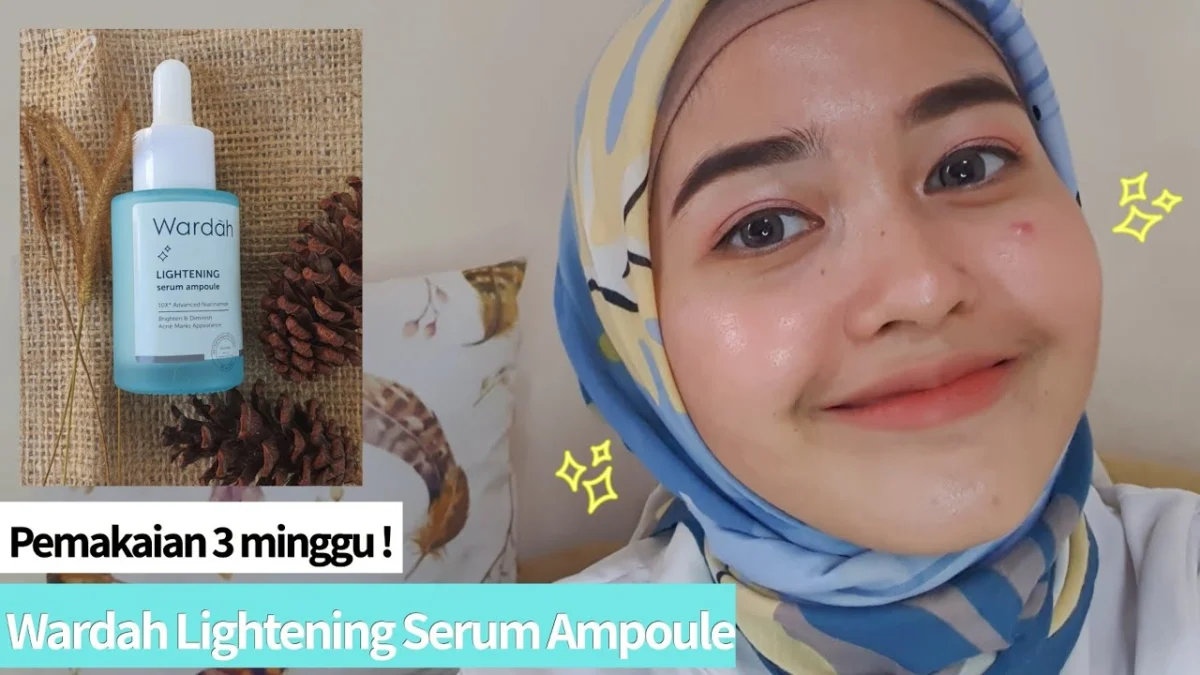 serum Wardah untuk menghilangkan noda hitam