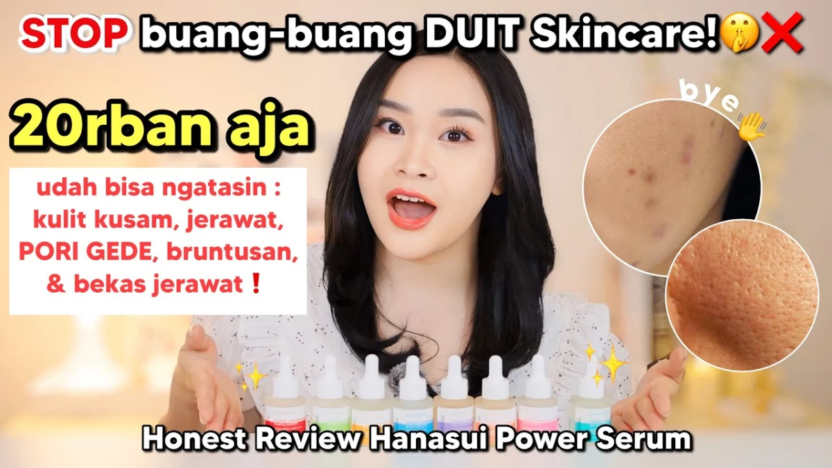 serum hanasui untuk mengecilkan pori-pori