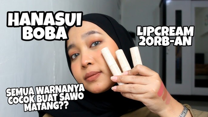 warna lipstik hanasui untuk kulit sawo matang