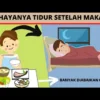 Bahaya Rebahan Setelah Makan