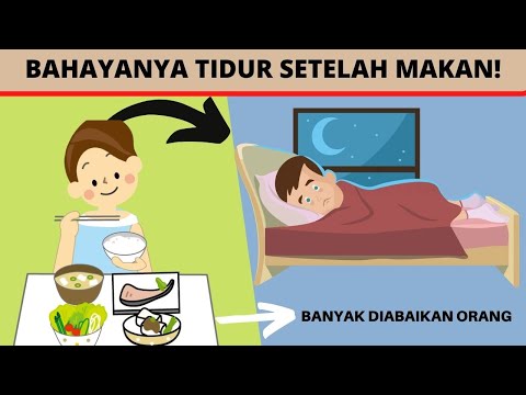 Bahaya Rebahan Setelah Makan