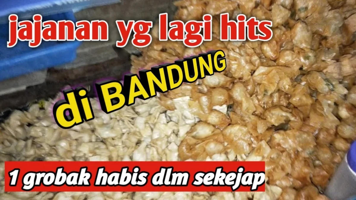 Jajanan Bandung yang lagi hits