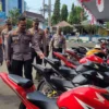 Motor Berknalpot Brong Disita Satlantas Polres Pekalongan Kota