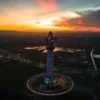 Kemegahan Menara Pandang Teratai Purwokerto