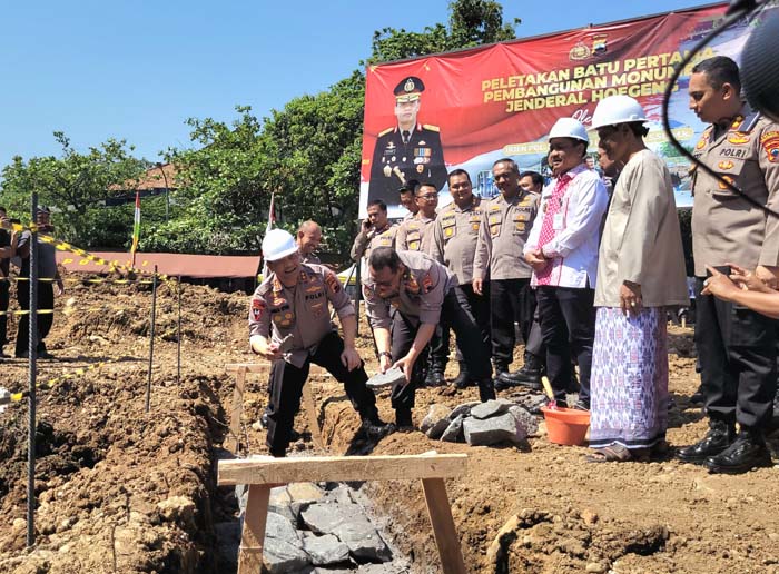 Pembangungan monumen hoegeng resmi dimulai