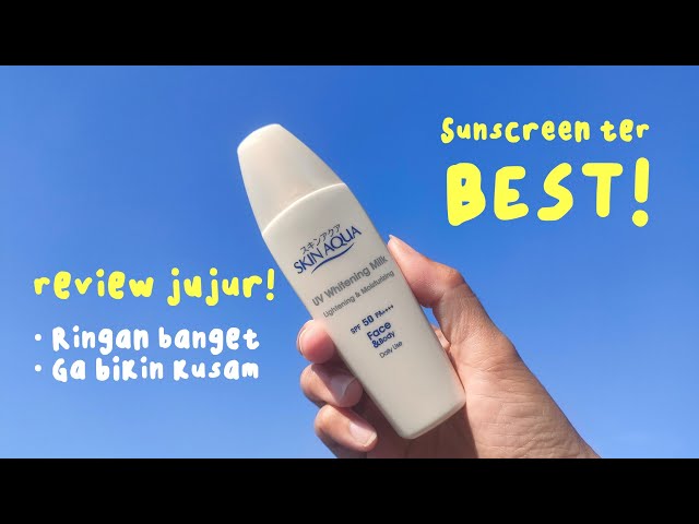 review sunscreen Skin Aqua UV whitening milk