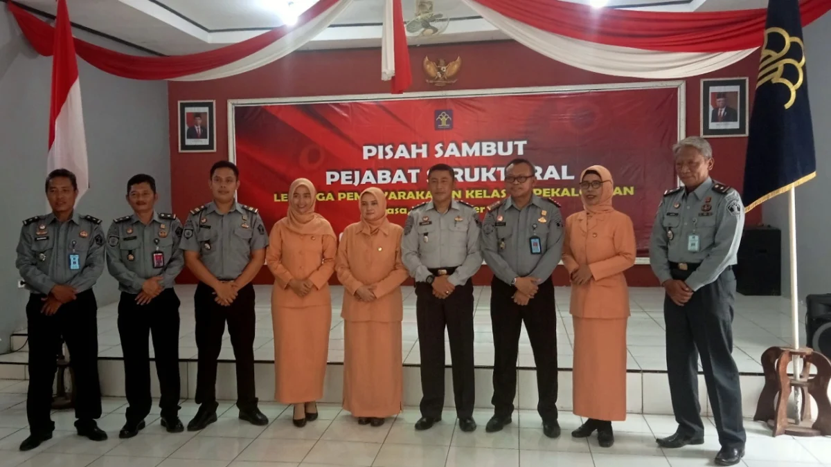 Pisah sambut pejabat struktural lapas pekalongan