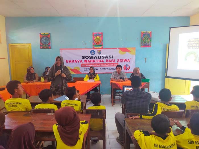 siswa SDN Karangasem 08 Batang diedukasi bahaya narkoba