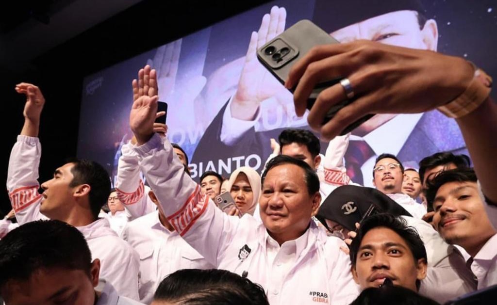 Pasangan Capres-cawapres Pranowo Subianto dan Gibran Rakabuming Raka menjadi idola Milinial dan Gen Z. (Instagram)