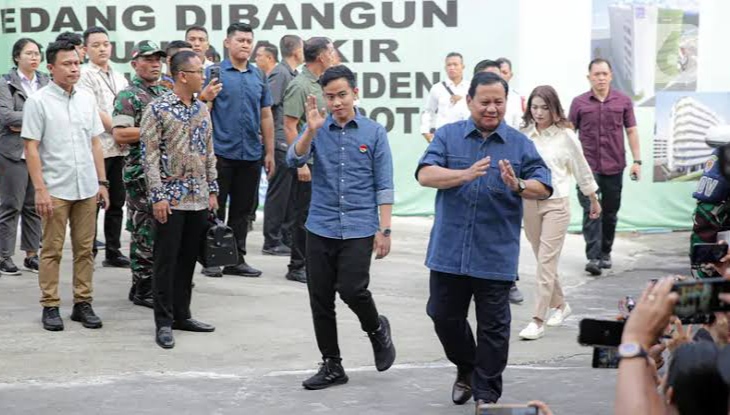 Pasangan capres dan cawapres Prabowo Subianto dan Gibran Rakabuming Raka yang diusung koalisi Indonesia Maju. (Istimewa/net)