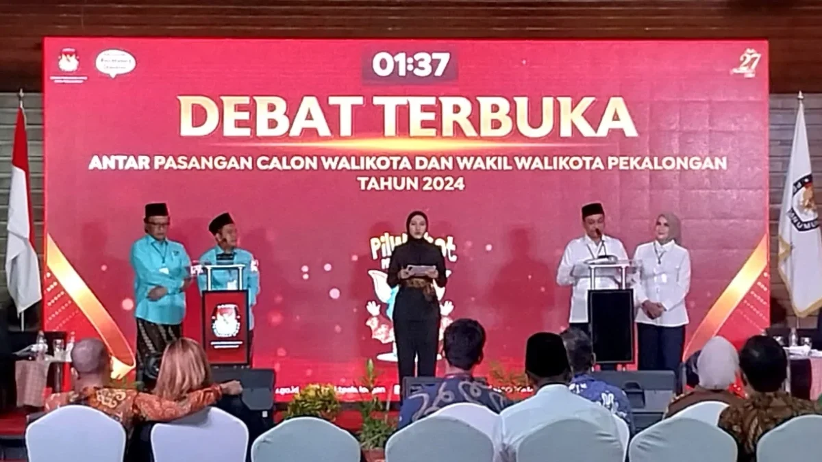 Kedua Paslon Wali Kota Pekalongan Puas dengan Penampilan di Debat Perdana, Ini Poin Bahasannya