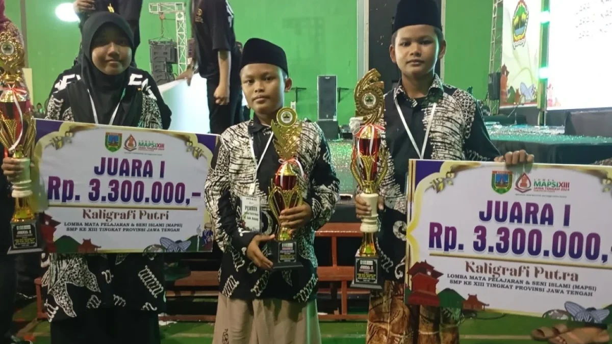 Kontingen Batang Raih Tiga Gelar Juara di Lomba MAPSI Provinsi Jateng