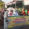 Majelis Taklim Rahmatan Lil Alamin Krapyak Gelar Jalan Sehat Hari Santri