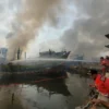 Belasan Kapal Ikan di Pekalongan Terbakar Hebat, Penyebab Diduga Korsleting Listrik