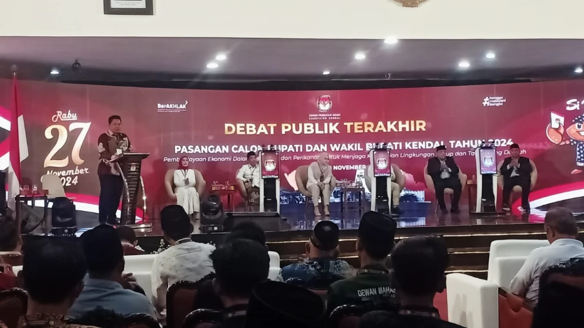 Debat Pamungkas Pilbup Kendal Sukses Digelar, KPU Kini Fokus Persiapan Pencoblosan