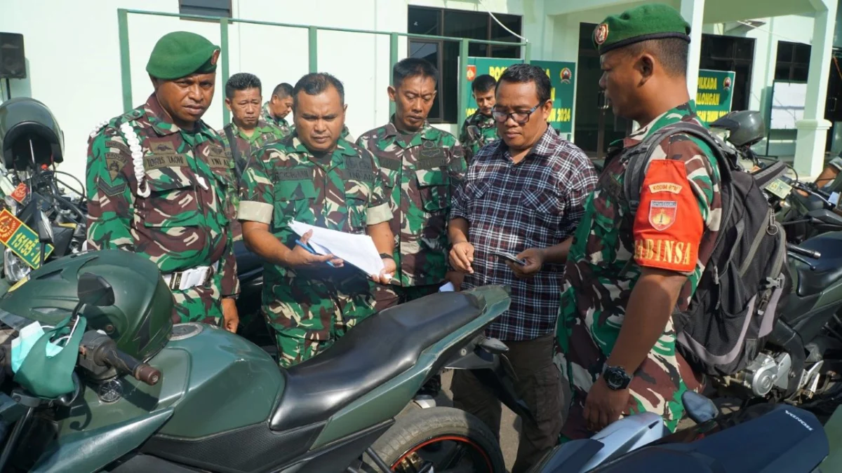 Kodim 0710/Pekalongan Cek Kendaraan Dinas Babinsa, Pastikan Siap Operasional Maksimal