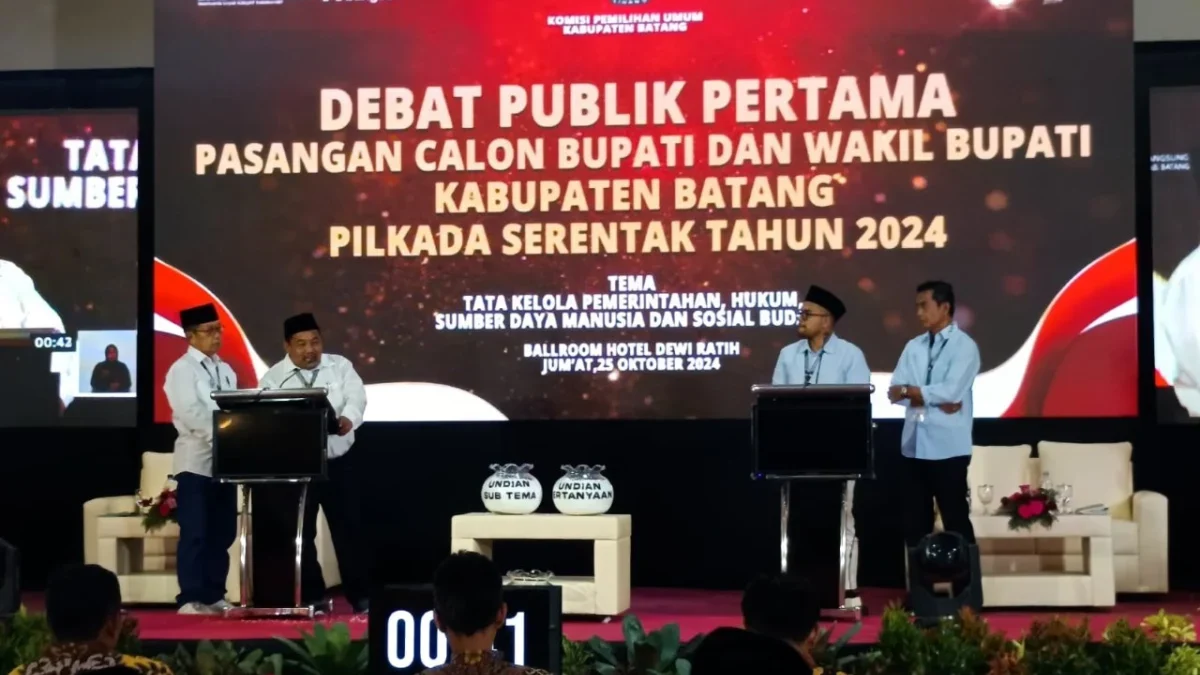 Pasca Kericuhan, Debat Kedua Calon Bupati Batang Tetap Berlanjut dengan Lokasi Baru