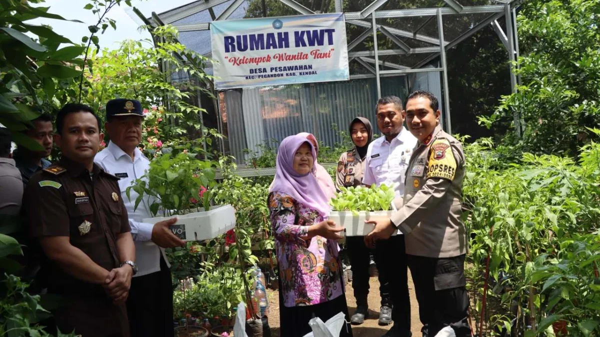 Polres Kendal Kelola 57,2 Hektare Lahan untuk Ketahanan Pangan: Program Gugus Tugas Polri Diresmikan