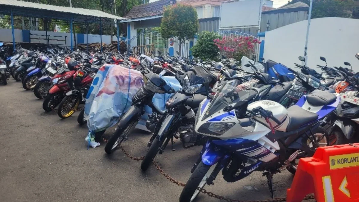 Polres Pekalongan Kota Amankan 170 Sepeda Motor dalam Razia Antisipasi Balap Liar