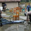 TPS Porak Poranda Diterjang Angin Kencang, Pemungutan Suara di Pagumenenganmas Tetap Berjalan Lancar