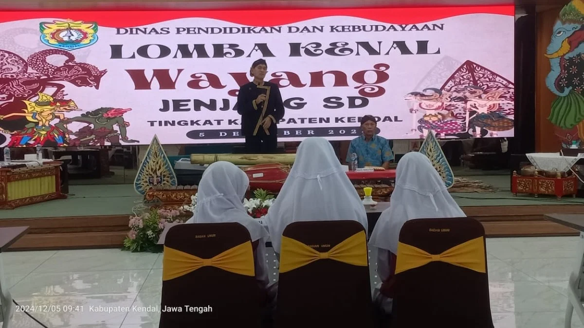 60 Siswa SD di Kendal Beradu Pengetahuan Wayang, Ajang Lestarikan Budaya Jawa