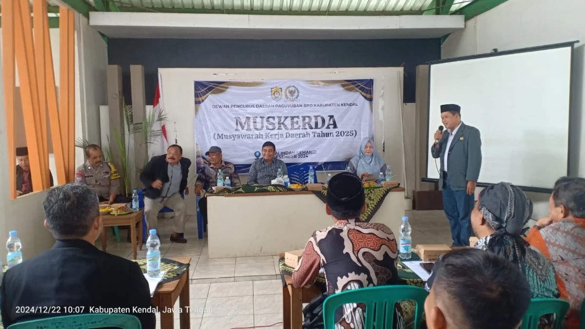 BPD Diminta Jadi Penyeimbang Pemerintah Desa, Muskerda Paguyuban Digelar di Batang