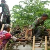 Kodim 0710/Pekalongan Rehab Rumah Tak Layak Huni Warga Kandang Panjang