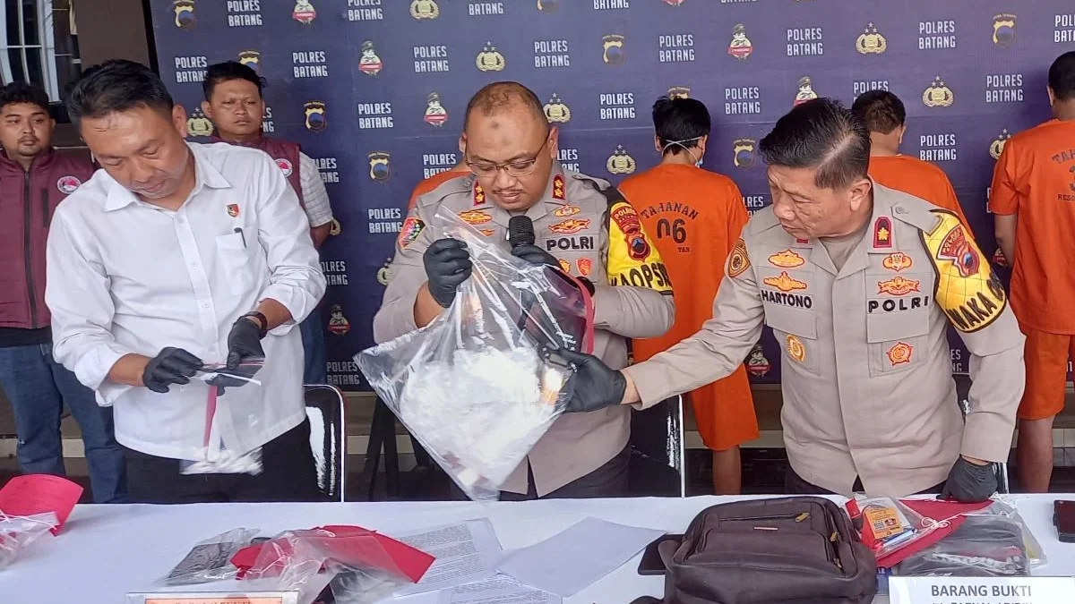 59 Kasus Narkoba Terungkap Sepanjang 2024, Polres Batang Tangkap 79 Tersangka