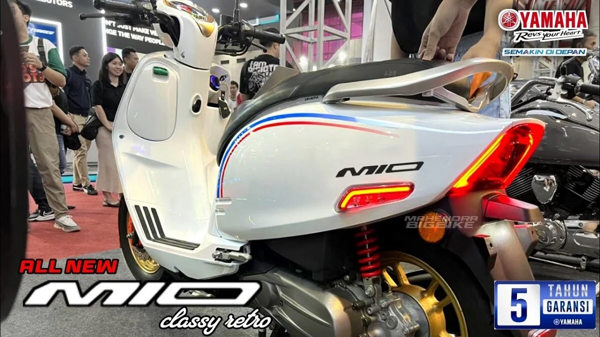 All New Yamaha Mio Retro Classy 2025 Resmi Mengaspal di Indonesia